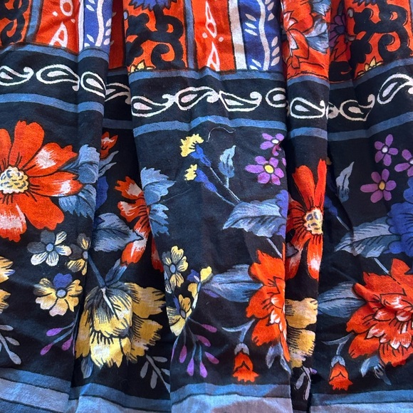 Phool Multicolor Floral Boho Maxi Skirt Size L - Picture 2 of 6